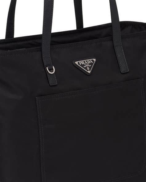 prada bag nylon white|Prada nylon tote bag sale.